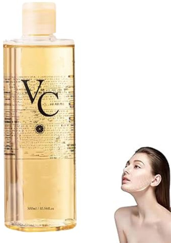 Tónico Hidratante Con Vitamina C, Tónico VC Iluminador Intensivo, Tónico Facial Hidratante con Ácido Hialurónico, Hidrata Profundamente Y Mejora La Elasticidad De La Piel (1 pcs)