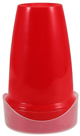 DOITOOL Cedazo de Harina Manual de Malla Fina Rojo Mini Espolvoreador de Azúcar y Matcha para Repostería Utensilio Portátil para Tamizar Cacao Polvo y Harina