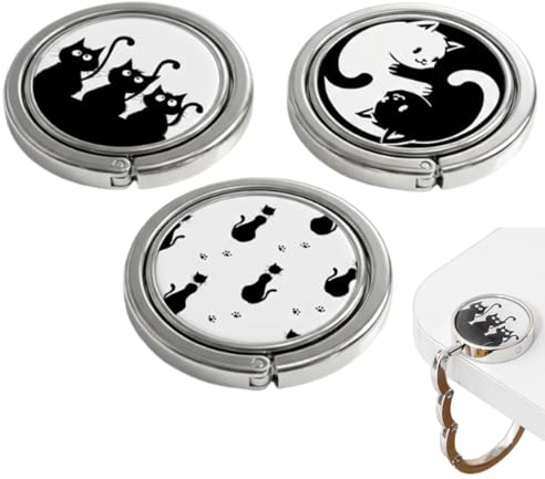 KAHZOR 3 Pièces Supports de Sac à Main de Table, Accroche Sac a Main pour Table, Porte Sac à Main Table, pour Table ou Bureau Suspension Sac à Mmain, Petits Objets