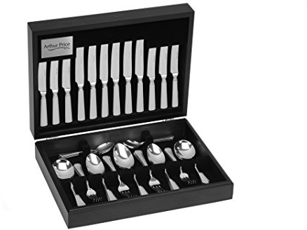 Arthur Price 88-Piece Classic Grecian Canteen, Silver