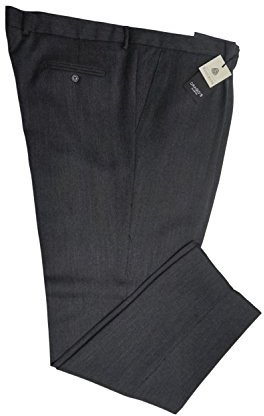 DRAGO'S Pantalone Classico Uomo Pura Lana Invernale Taglie Forti Made in Italy