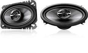 Pioneer TS-G460 G-Series 4 x 6 2-Way Car Speakers with IMPP Composite Cones (Pair) - Dark Gray