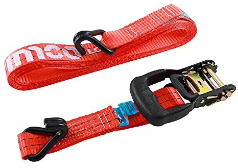 TIMCO Ratchet Straps - J Hook - Commercial Duty - 6m x 35mm