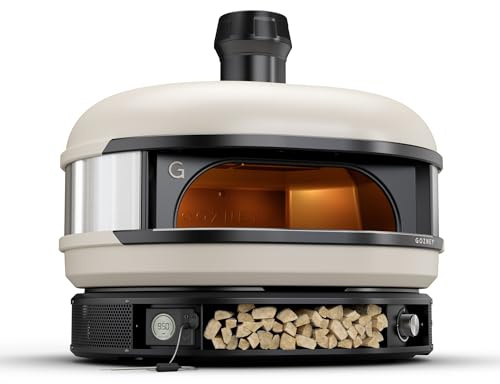 Gozney Dome Pizza Oven, Dual Fuel Propane and Woodfire, Cooks 16 Pizza in 60 Seconds, Heats up to 950F - Bone