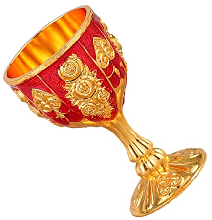 TOPBATHY Copa Vintage Cáliz Para Fiesta Copas De Whisky s De Vino De Tallo Largo Decoraciones De Boda De Tostado De Cáliz De Vino Tinto Taza De Café Expreso Tazas De