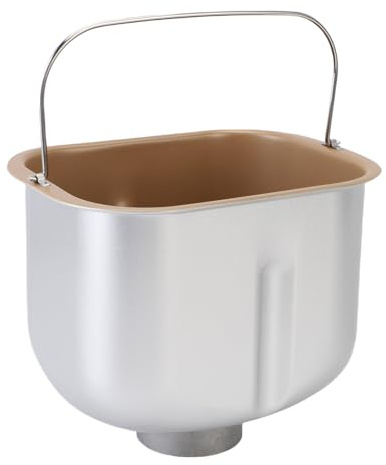 HUSHUI Rostfritt Stål Brödmaskin Bakning Hink, Non-stick Bröd Maskin Tillbehör Bröd Fat Foder för Hem Kommersiella Bagerier