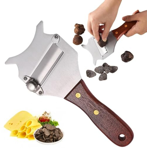 EJRUP Rebanador de Trufa, Cortador de Trufas, Cortador de Queso de Trufa de Acero Inoxidable, para Chocolate Trufas Queso
