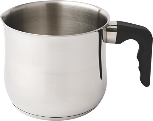 Zinel 1020 Milk/Sauce/Boiling Pot with Bekalite Handle, Stainless Steel, Silver, 15 cm