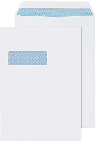 Q-Connect C4 Envelope Self Seal Window 100gsm (Pack of 250) KF3535, White