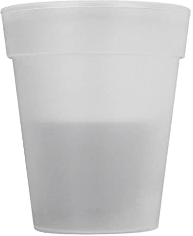 TOSSPER 1pc LED Pot Usine, Énergie Solaire Flowerpot Plantes Paysage Pot Vase pour Jardin Patio Clôture Jardin Décoration