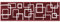 Glary Home 15er Set Stufenmatten 22cm x 71cm x 1.2cm Treppenteppich Selbstklebend / GH40A-WR (quadratisches Muster, Weiß - Rot)
