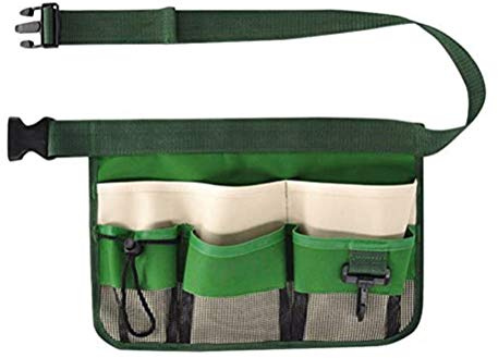 Cintura porta-attrezzi per giardinaggio, fioristi e idraulici – Borsa multifunzione con tante tasche, adatta anche per lavorazione del legno (colori assortiti)