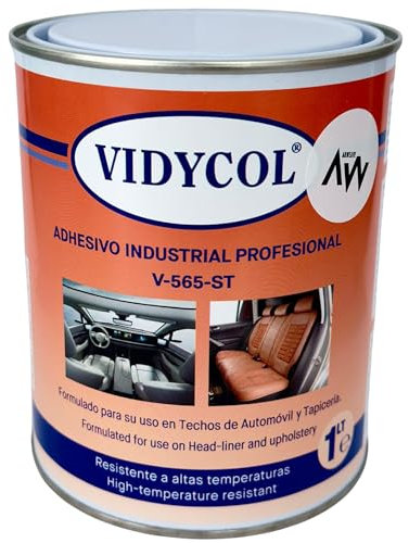 Colle pour Tissu de Ciel de toit et les Portières de Voiture à Pinceau - Résistante Hautes Températures - 1 litre