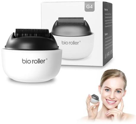 Derma Roller 0,5 mm Nadeln, Bartroller 1200 Titan Microneedling Roller, Derma Roller für Mann & Frau Haarpflege Gesicht und Körper Dehnungsstreifen, Haarausfall