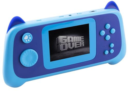 Handheld Retro Game Console Built-in 400 Games, Travel-friendly Gaming Console with Rechargeable Battery, Plug and Play Video Game Console for Kids Adults, Handheld Game Console for Boys Girls