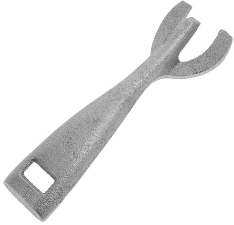 Mobestech Pinza Per Teglia Da Pizza in Ghisa Utensile Da Cucina Per Barbecue Forno e Cottura Teppanyaki Impugnatura Antiscivolo Per Facile Presa e Pulizia