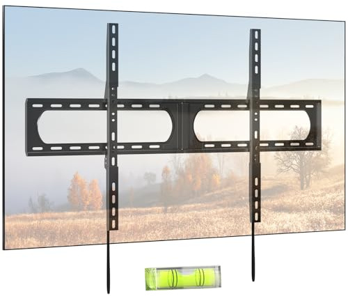 Universal TV-väggfäste Ultra Slim för 37–140 tums TV-apparater, upp till 125 kg, Max VESA 1200 x 800, svart