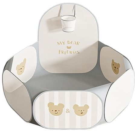 Générique Piscine À Balles pour,Parc De Jeu Pliable avec Tente De Jeu | Bassin de à Balles - pour Extérieur Salon Chambre Salle De Chambre De Bébé Maternelle Et Voyage