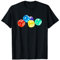 Bunte Würfel in Fünf Verschiedenen Farben T-Shirt
