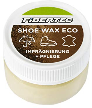 FIBERTEC Shoe Wax Eco, Schuhwachs zur Schuhimprägnierung und Lederpflege, farblos, 28ml