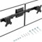 Dual Monitorhalterung Adapter für Monitor 13-27 Zoll, Dual Monitor Adapter für Monitor Halterung Arme für Computermonitore, Max. 10kg, VESA 75x75/100x100mm