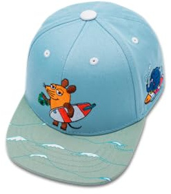 koaa Il mouse surfista – Snapback, Blu, 1-3 Anni