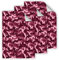 12 Geschenkpapier-Bögen hochwertige reißfeste Geschenkverpackung für Frauen Mädchen Military rosa-rot für kleine Geschenke für Geburtstag Weihnachten Jubiläum (12 Bögen je A3-Format)