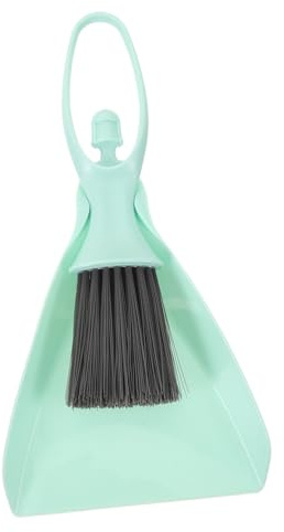 VANZACK Set 1 Spazzola e Paletta la Pulizia Gabbia Riccio e Scrivania in Plastica, Facile da Usare, Compatto, la Casa e Negozio di Animali