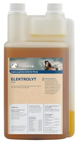Makana Elektrolyt (flytande) för hästar, 1 l doseringsflaska