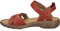 Josef Seibel Damen Riemchensandalen Debra 62, Frauen Sandalen,Weite G (Normal),Freizeitschuhe,offene Schuhe,Strandschuhe,rot,39 EU