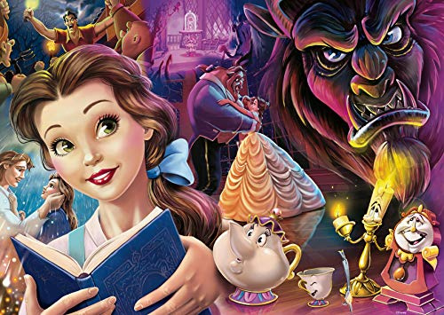 Ravensburger 16486 - Puzzle Disney Princess Heroines No.2-Beauty & The Beast, 1000 pezzi, per adulti e bambini dai 12 anni in su