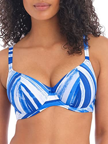 Freya Bali Bay Plunge Bikini Top Biosphere Blue 32E