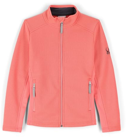 Spyder Mädchen Bandita Fz Fleece Jacke, DARK PINK, 164 EU