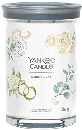 Yankee Candle Signature Scented Candle | Wedding Day® Large Tumbler Candle with Double Wicks | Soy Wax Blend Long Burning Candle | Perfect Gifts for Women