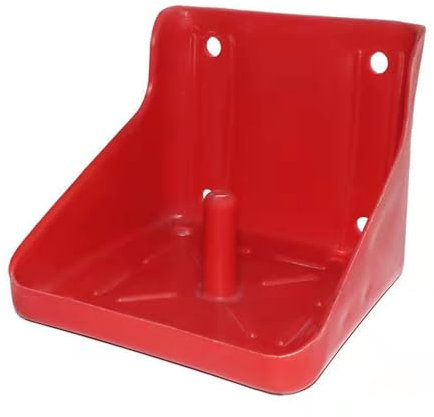 NOENNULL Récipient à nourriture en plastique pour fuites de sel, support pour blocs de sel, bétail épaissi, bloc de sel, boîte de sel pour bovins, moutons, chèvres (petite boîte de pierre à lécher