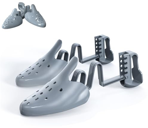 JJDPARTS Schuhspanner für Herren, Schuhspanner, verstellbare Schuhspanner für Herren, Herrengröße, 2 Paar, Grau, 5.5-11