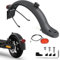 Kotflügel Hinten Elektroroller Hinterer Kotflügel mit Halterung & Rücklicht & Schrauben Zubehör, Electric Scooter Hinterers Fender Ersatz Sets Kompatibel für Xiaomi M365 Scooter 1S, Pro, Pro 2