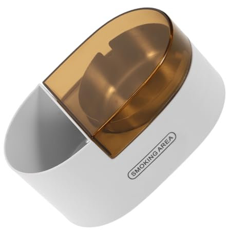 HOMOCONO Aschenbecher Zur Wandmontage Für Badezimmer Und Innenbereich Mit Deckel Windgeschützt Leicht Zu Reinigen Und Platzsparend