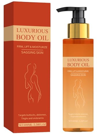 Magic Huile Pour Le Corps, 100 Ml D'huile De Luxe Magique, Lotion Corporelle Raffermissante Et Resserrement Pour Les Femmes, Le Corps Hydratant Les Huiles Pour Soins Quotidiens Quotidiens