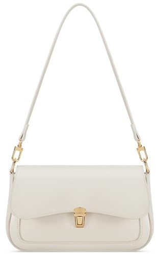 KKXIU Small Shoulder Bag for Women Cute Purses Mini Hobo Handbag Trendy Clutch Purse-Beige