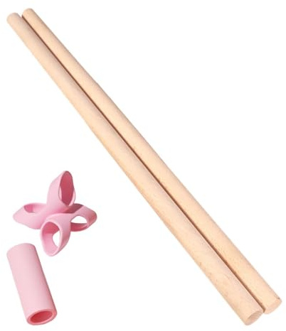 Yoga Stick for Exercise 2 Pieces Workout Stick | Stretch Mobility Pole for Athletes Beginners Professionals Bedroom Home Office Gym Studio