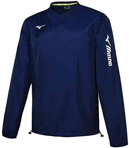 Mizuno Sendai Trad Rain Jacket, Chaqueta Unisex Adulto, Navy, XXL