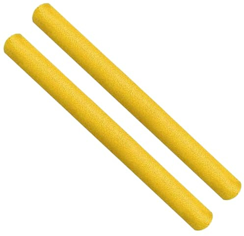 Hperu Nouilles de Natation, Nouilles de Piscine, 2pcs 59 Pouces Nouilles en Mousse Molle, Nouilles de Natation imperméables, Forte Nouilles de flottaison Flottant pour Enfants Adultes, Jaune