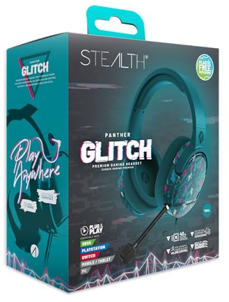 STEALTH PANTHER Headset Range (Glitch Teal)