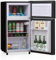 Merax 72L Mini-Kühlschrank mit Gefrierfunktion schwarzer Glastür, 39 dB, 7-stufige Temperaturregelung, R600a Kältemittel, LED-Beleuchtung, 120 kWh/Jahr, für Küche, Büro, Wohnmobil, Direktkühlung
