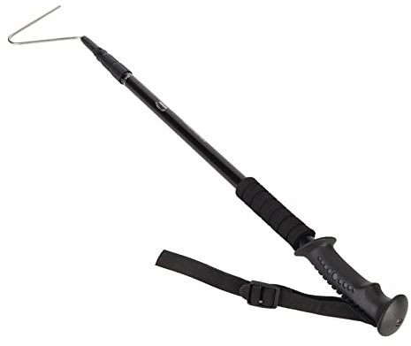 Jwthee Mini gancio per serpenti portatile, cattura serpenti Gancio per serpenti estensibile in acciaio inossidabile Pinze per serpenti pieghevoli Strumento per la movimentazione dei