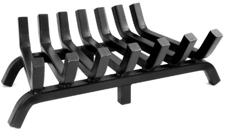 Model TG-28 Heavy Duty Fireplace Grate. 1¼ Solid Steel Construction 28 Wide.