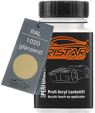 TRISTARcolor RAL 1020 Olivgelb glänzend Lackstift 50 ml schnelltrocknend