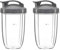 Poweka 24oz Tall Cups Compatible with Nutribullet Accessory Kit with Flip Top To-Go Lid for Compatible with NutriBullet 600W/900W Blender Juicer Spare Parts