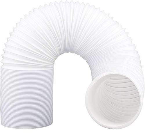 Jilijia Tuyau de ventilation universel pour climatiseur portable 130 mm/150 mm de diamètre et 150 cm/200 cm de longueur avec raccord de tuyau d'évacuation pour adaptateur de tuyau 150 mm x 2 m